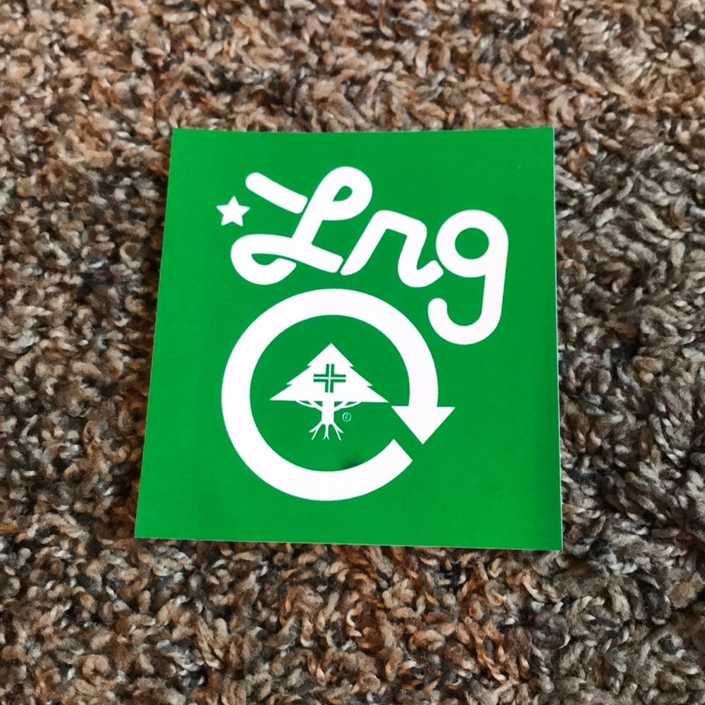 LRG logo sticker 4pk